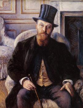 古斯塔夫 卡裡伯特 Portrait of Jules Dubois